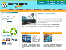 Tablet Screenshot of centrowaste.com